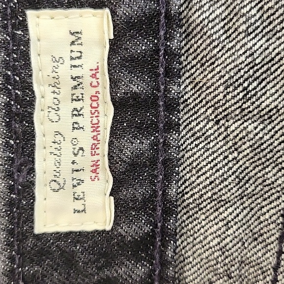 Levi's Men's Charcoal Relaxed 502  Premium Jeans Mens Sz 36 X 32 - Picture 4 of 7